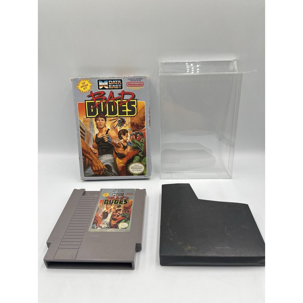 Bad Dudes - Nintendo NES - With Original Box - Tested - Authentic